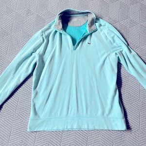 Vineyard Vines Light Blue Large Quarter Zip
